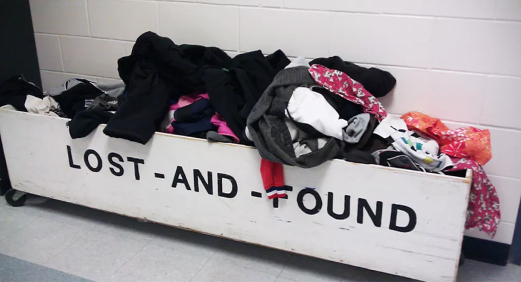 Let Your Lost and Found Department Shine