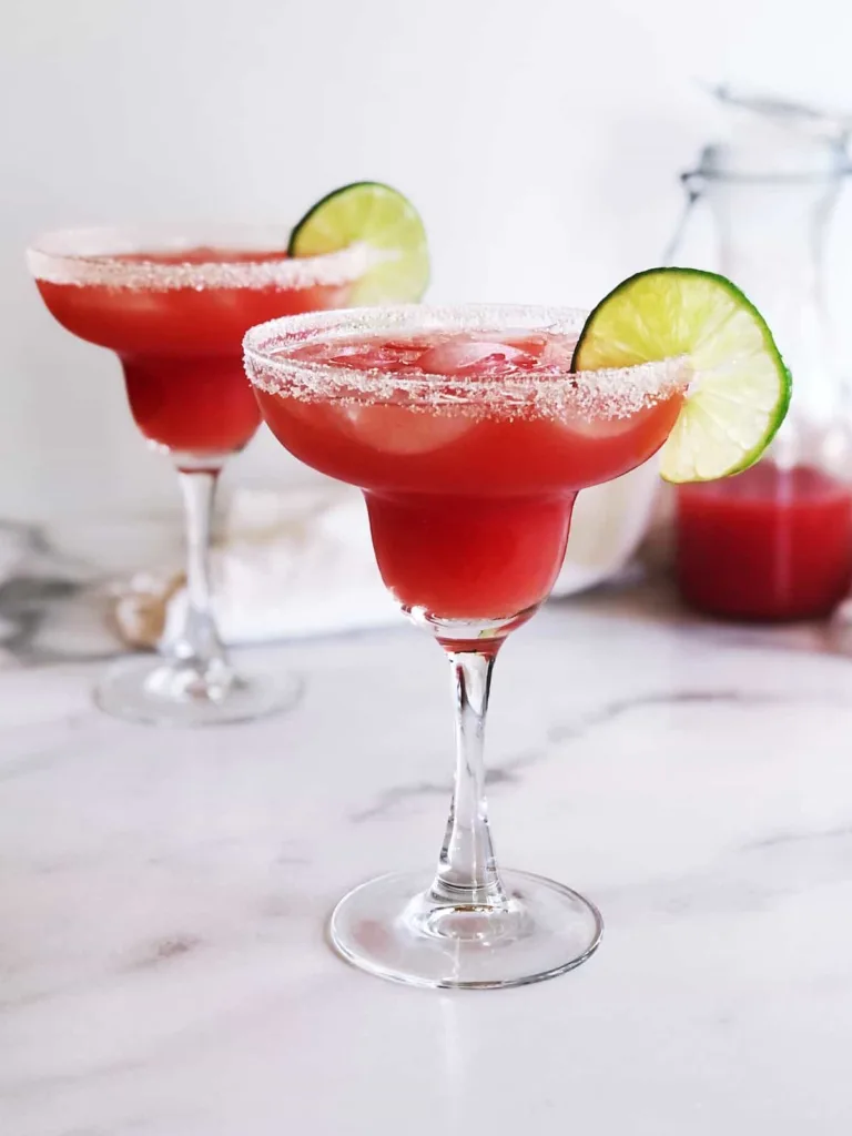 Ridiculously Easy Watermelon Margaritas