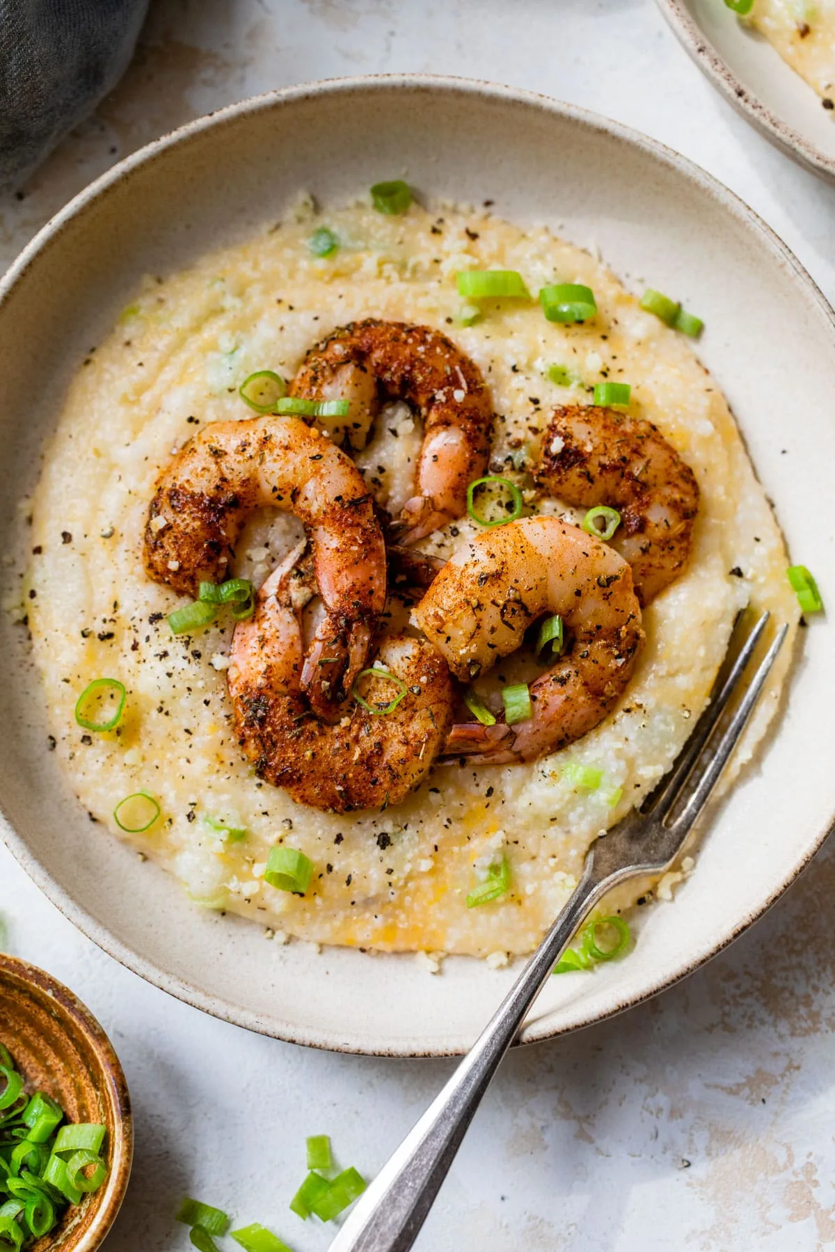 Creamy Shrimp and Grits—Lightened Up!