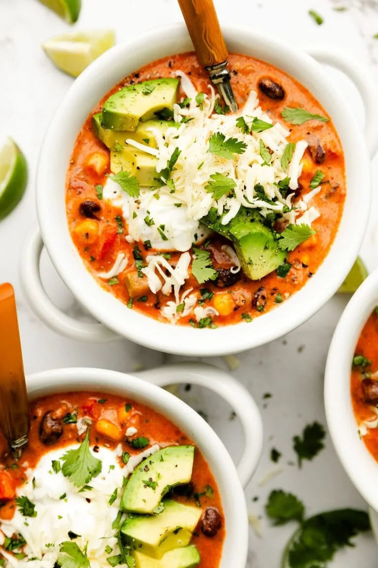 Easy Taco Soup Recipe (Instant Pot, Stovetop or Crockpot)