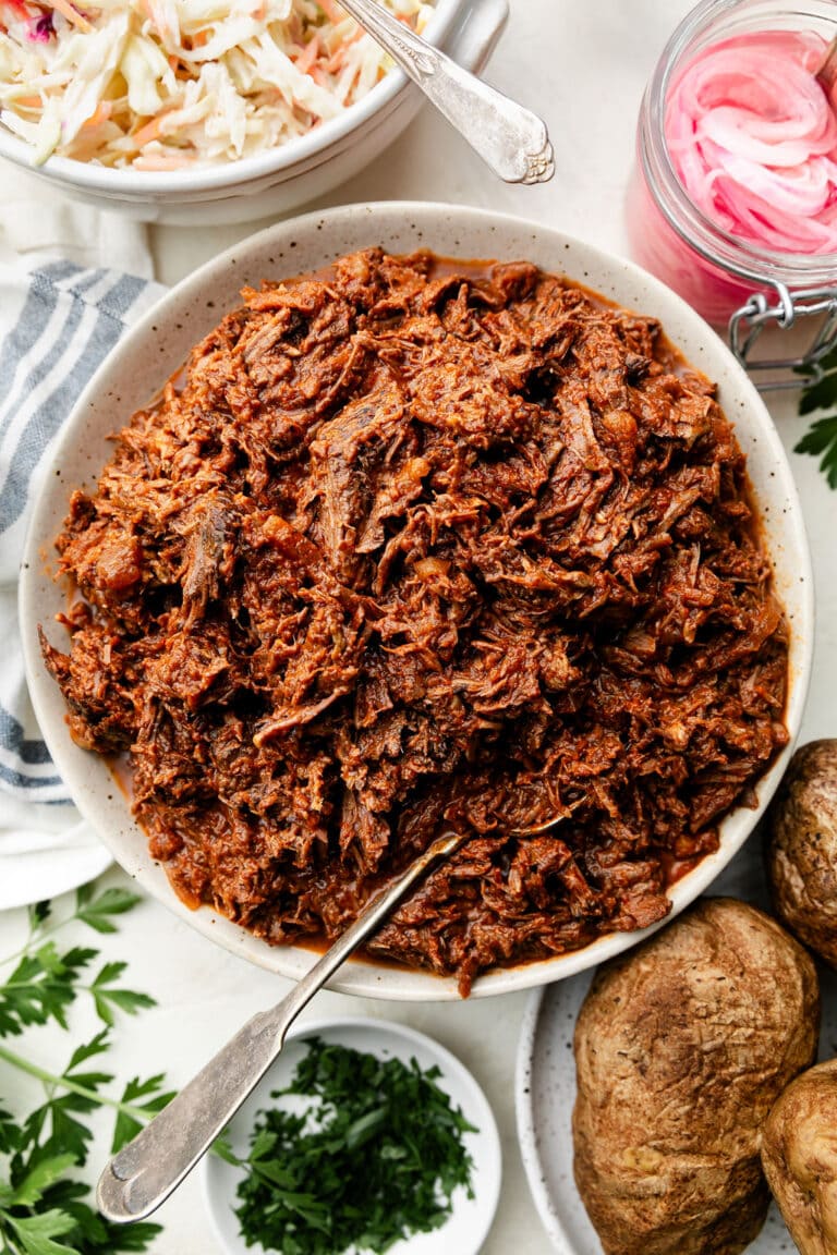 Crockpot BBQ Beef (Healthy and Whole30)