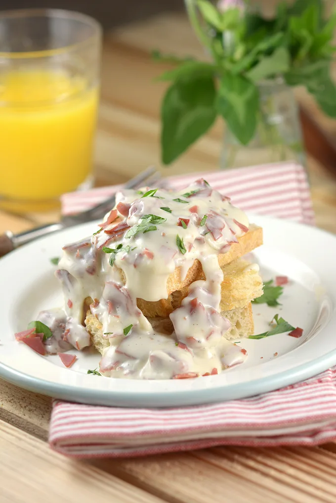 Cream Chipped Beef and Toast