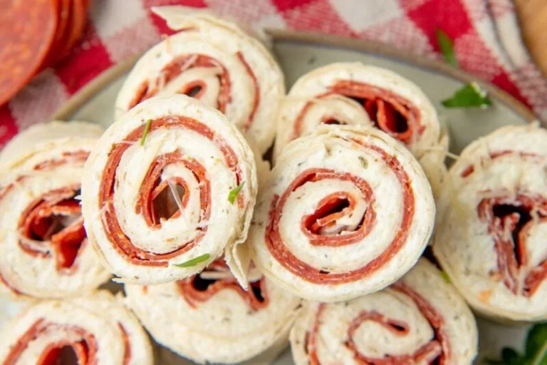 Pepperoni Pinwheels for School Lunches and Parties