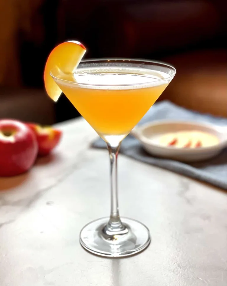 Apple Cider and Vodka Martini