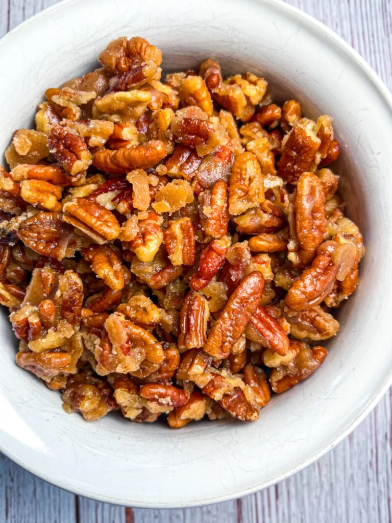 BEST Easy Candied Pecans