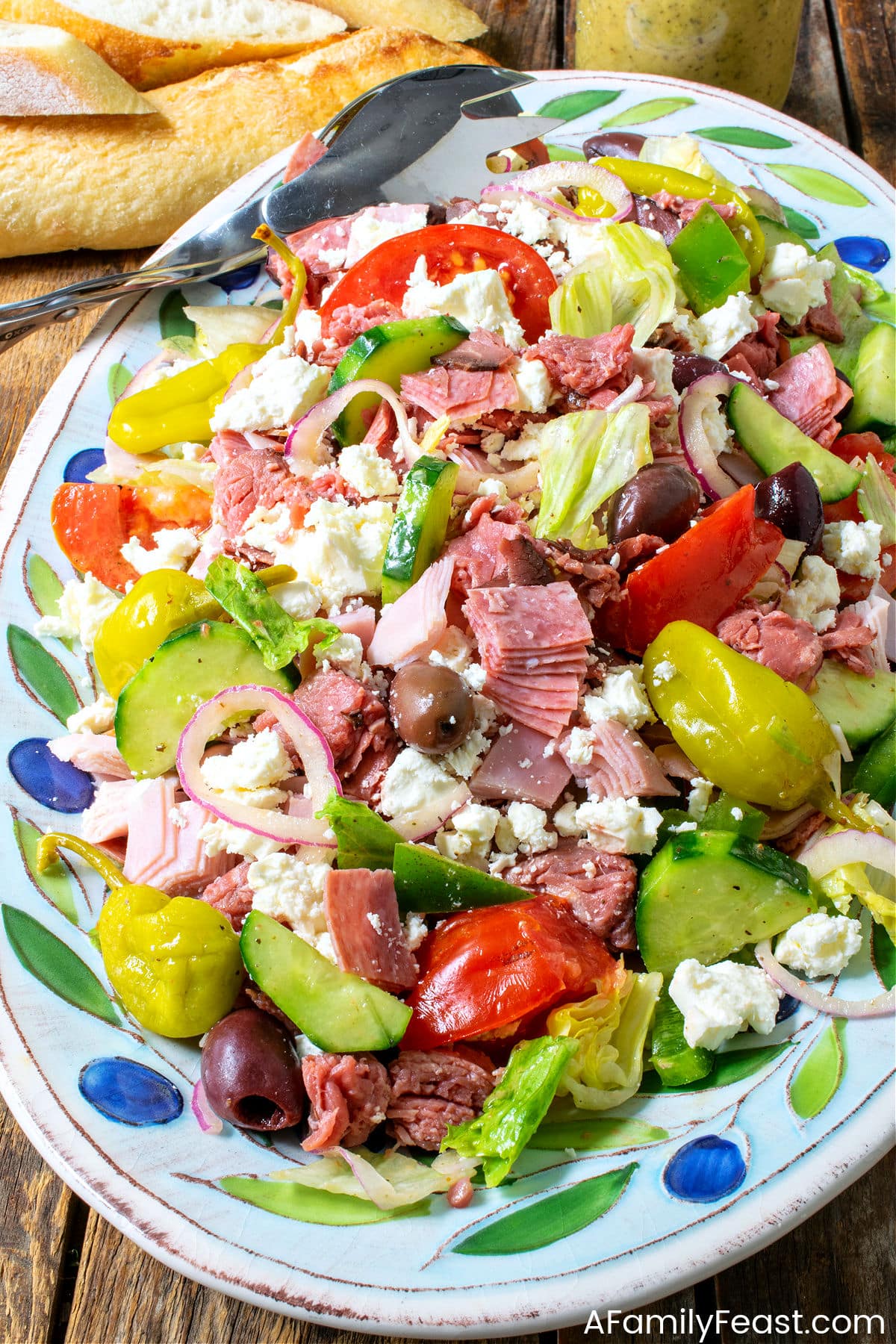 Greek Salad with Meat