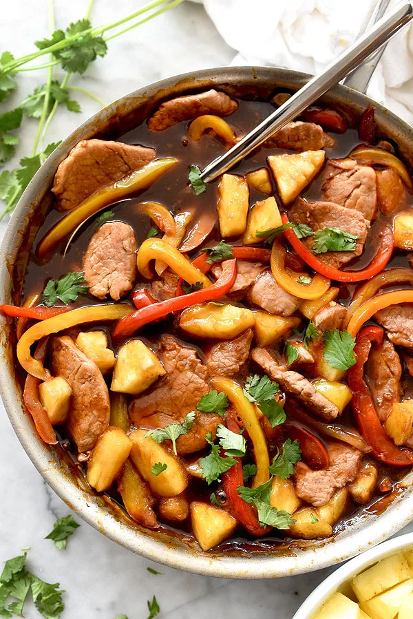 Healthier Sweet and Sour Pork