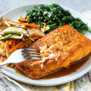 Asian Honey Glazed Salmon Recipe