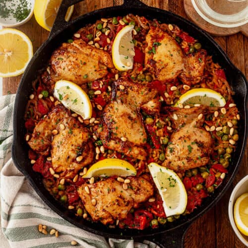 One Pot Spanish Chicken and Rice