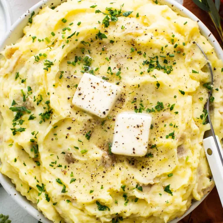 Whipped Cottage Cheese Mashed Potatoes