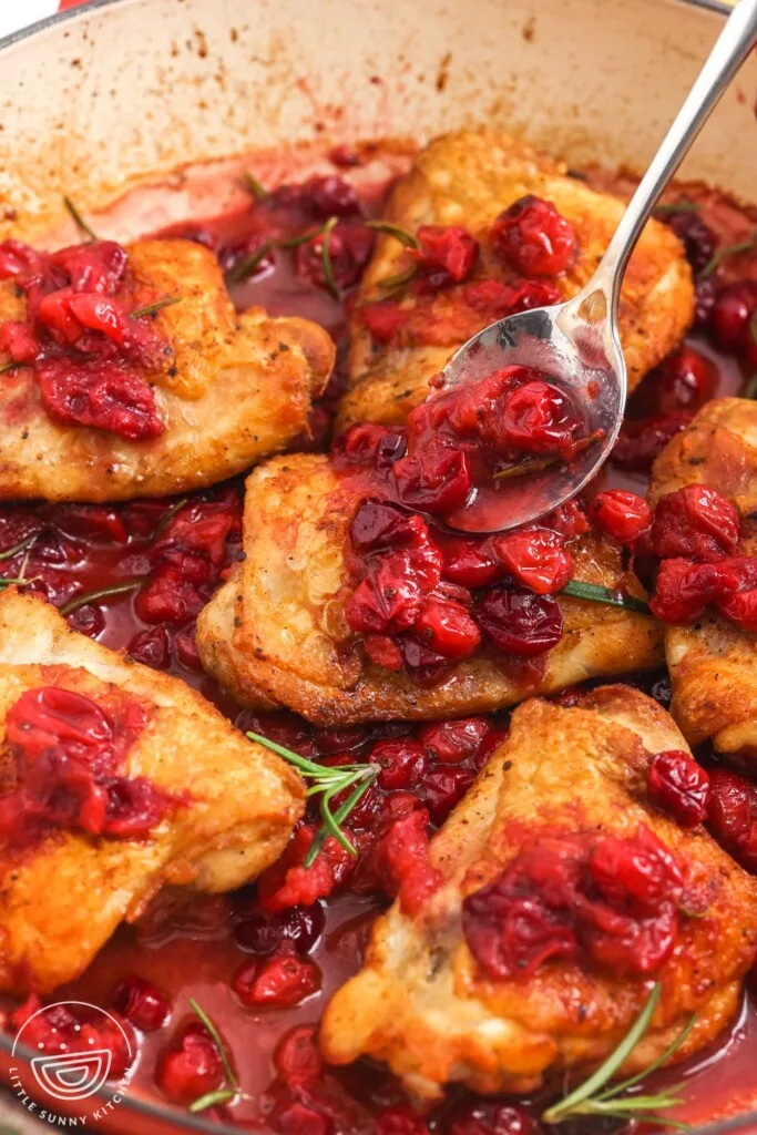 Cranberry Chicken Thighs