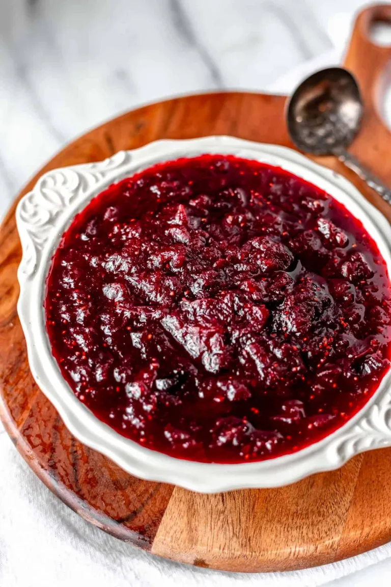 Basic Cranberry Sauce (with variations)