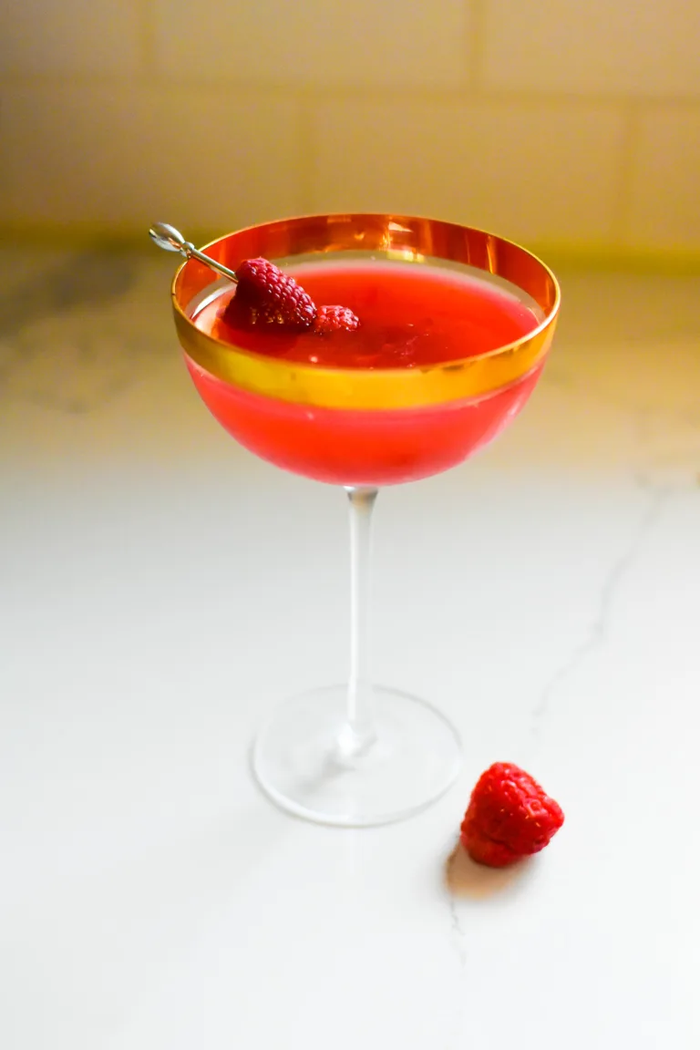 Raspberry Martini with Chambord