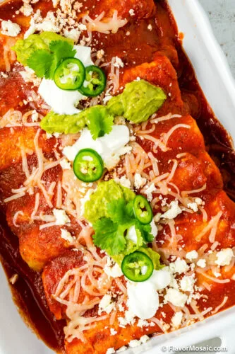 Mexican Chicken Enchiladas Rancheras Recipe