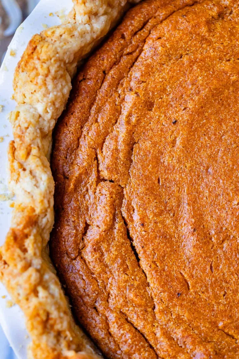 Sweet Potato Pie with Salted Caramel Whipped Cream