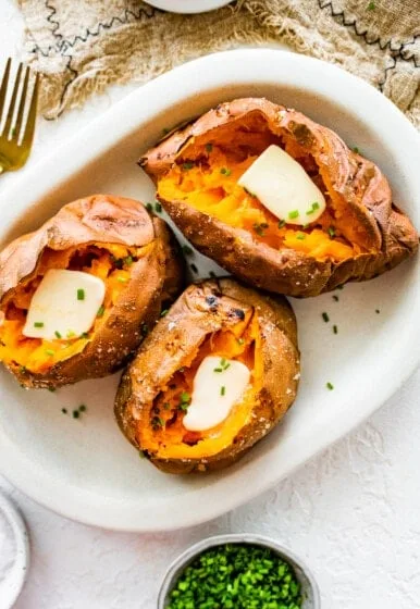 Perfect Baked Sweet Potatoes