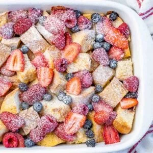 Baked Berries French Toast Casserole