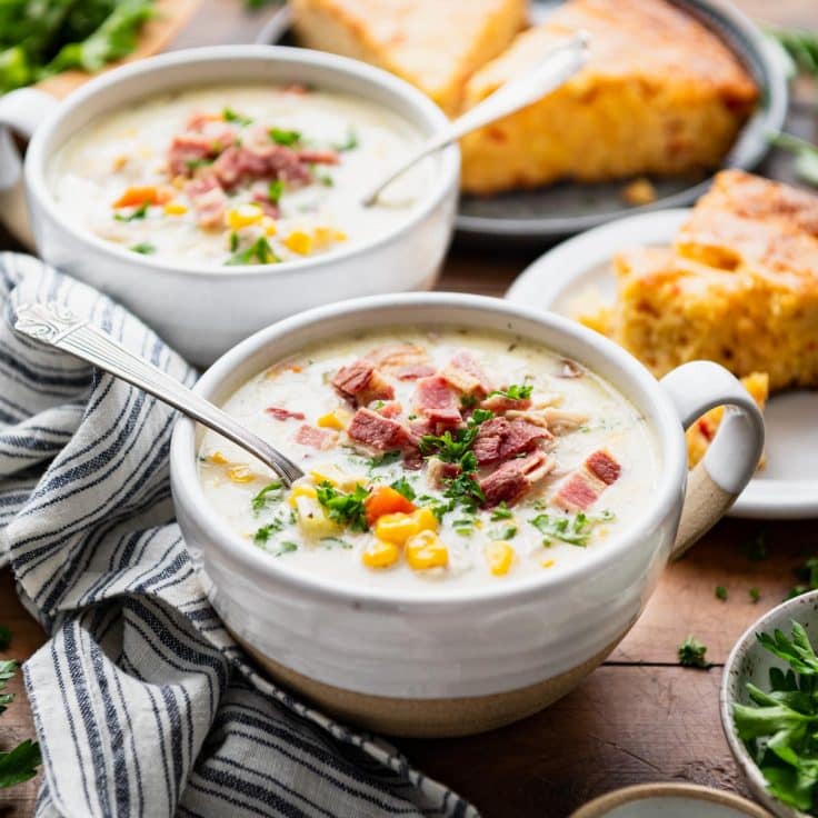 Chicken Corn Soup {Easy Crock Pot Meal!}