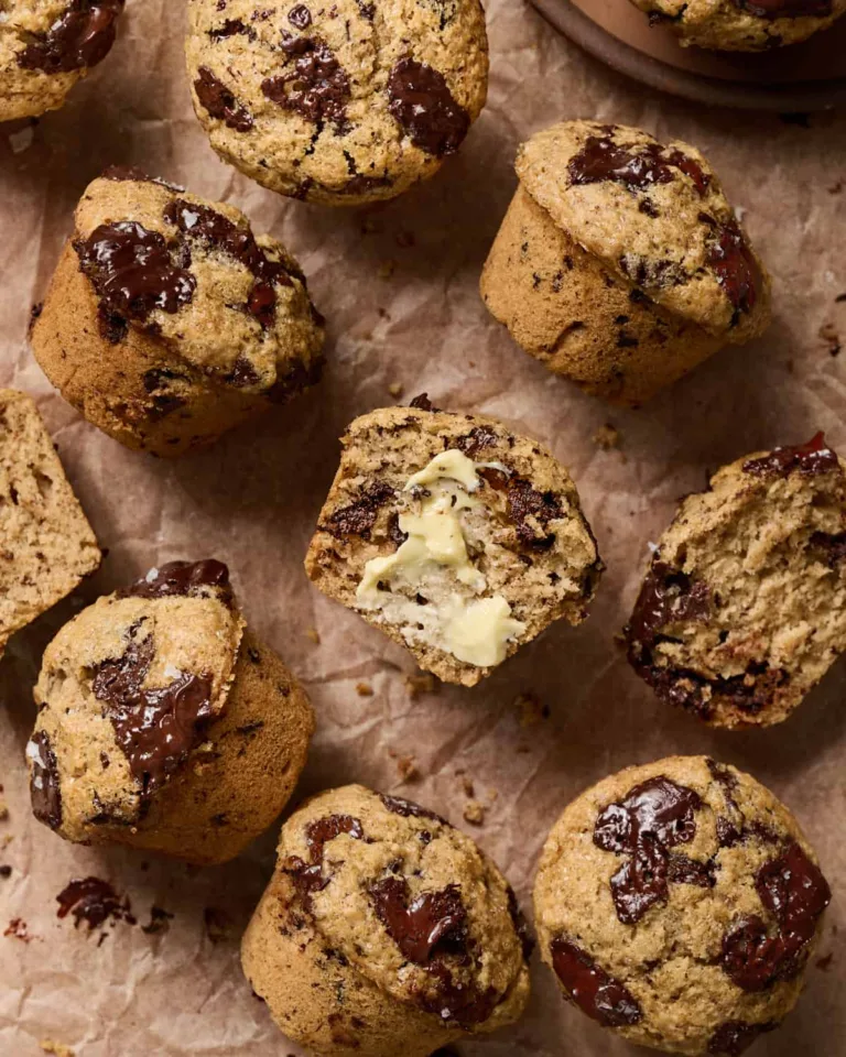 Bakery-Style Vegan Chocolate Chip Muffins