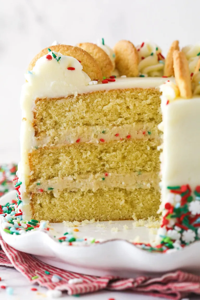Frosted Sugar Cookie Layer Cake