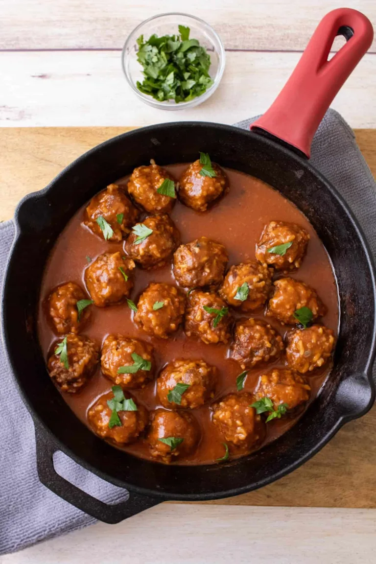 Easy Old-Fashioned Porcupine Meatballs