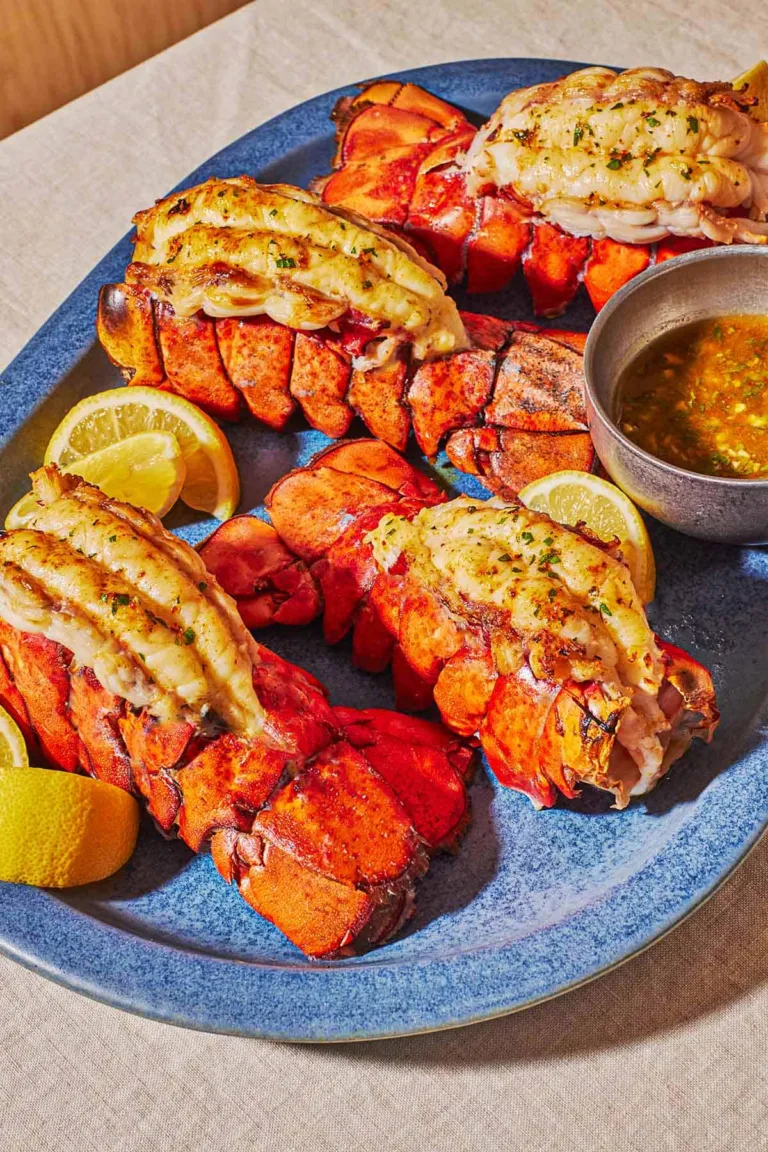 Lobster Tail with Lemon, Garlic and Aleppo Pepper