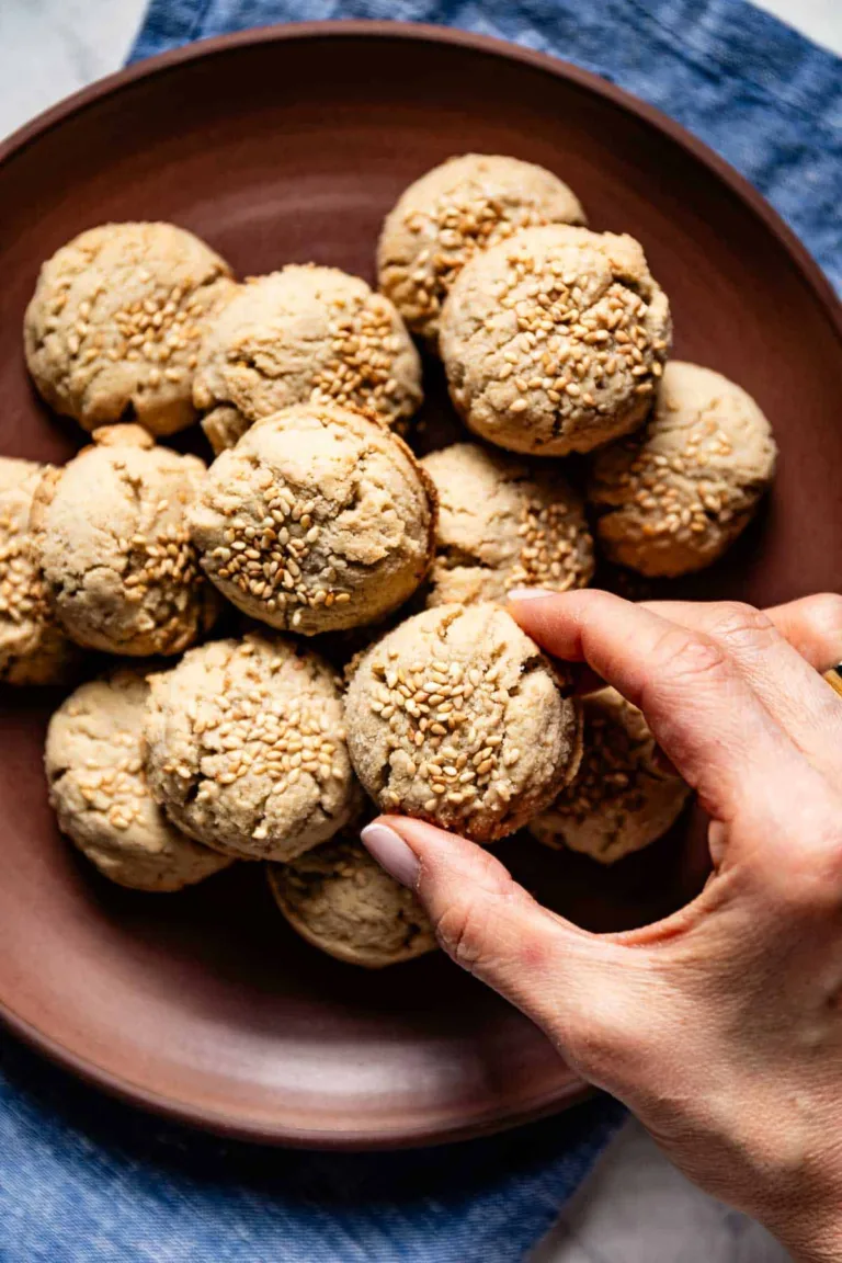 Almond Flour Tahini Cookies