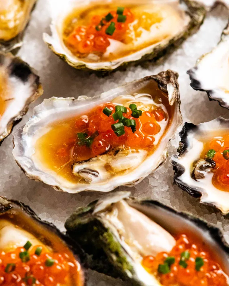 Tetsuya’s Oysters with Japanese Dressing