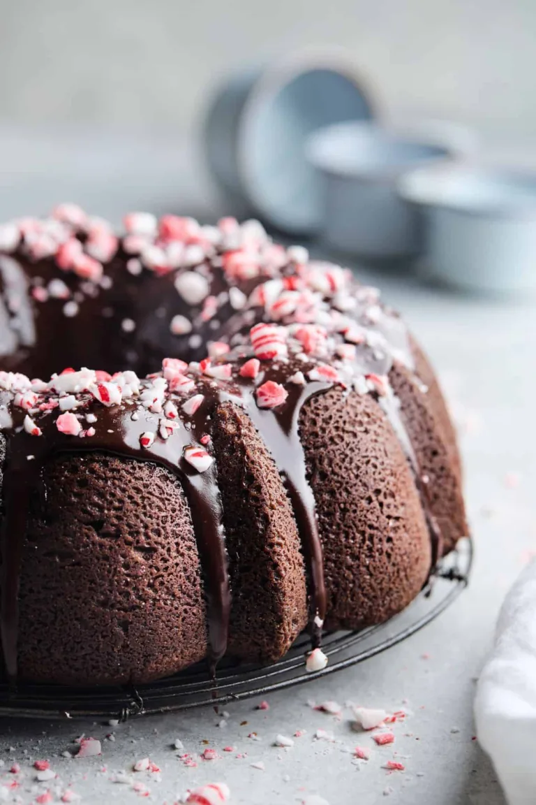 Chocolate Peppermint Pound Cake