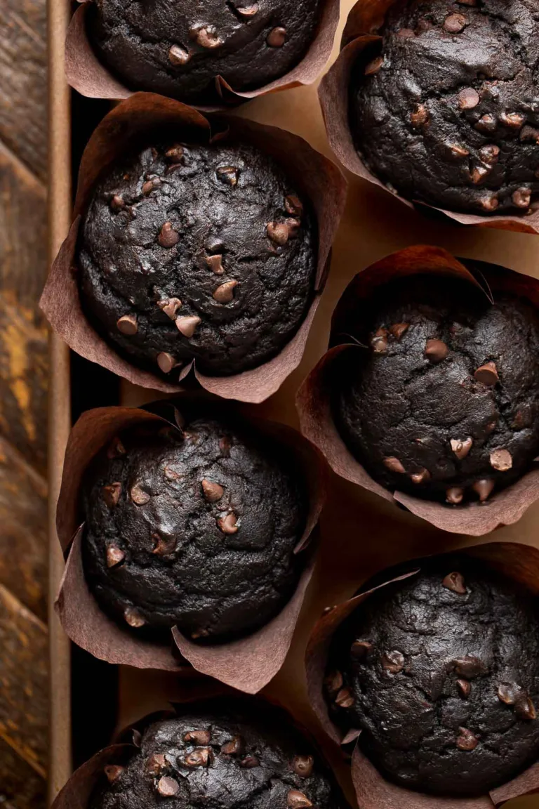 Chocolate Pumpkin Muffins