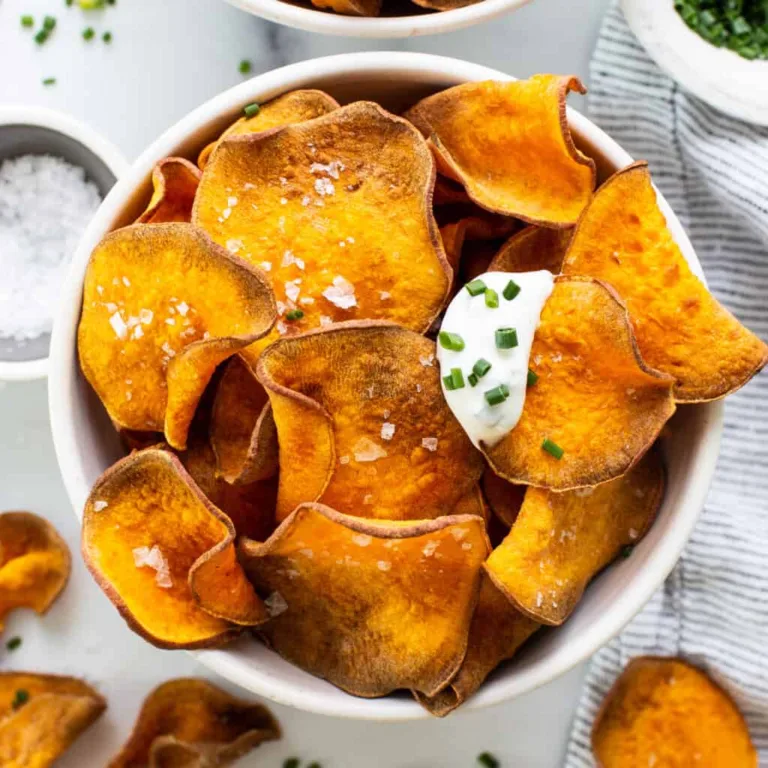 Air Fryer Sweet Potato Chips