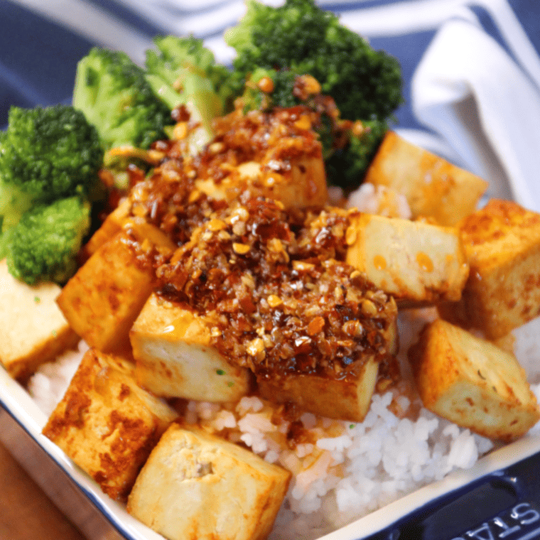 Air Fryer Trader Joe’s Sriracha Tofu Bites