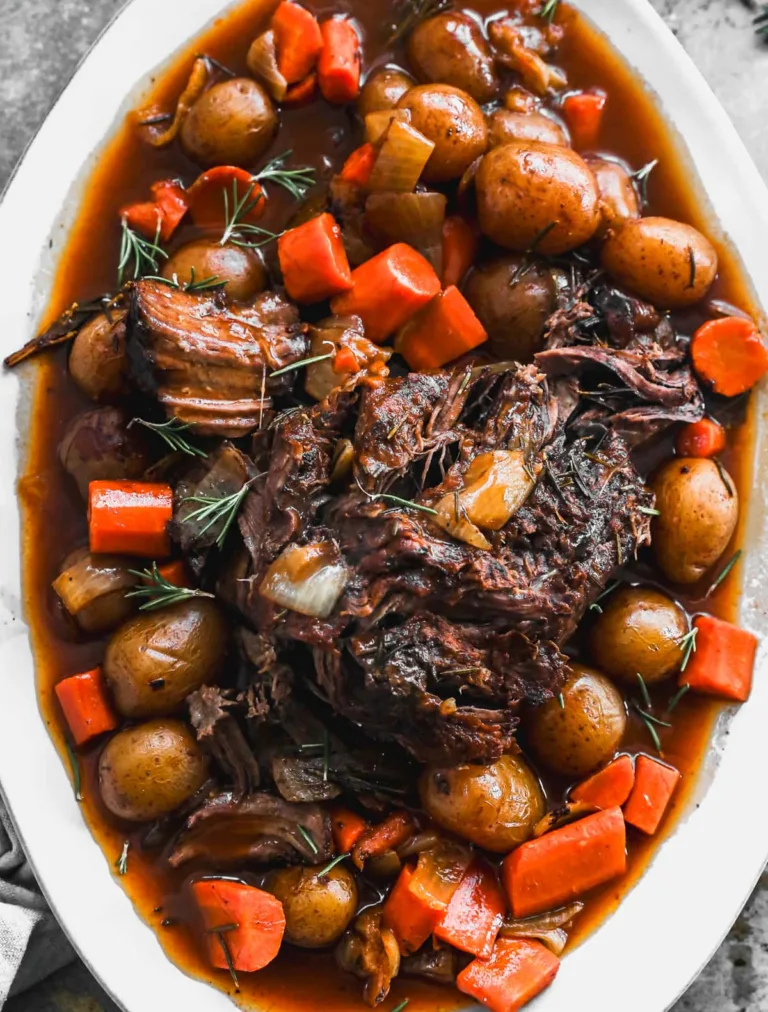 Fall-Apart Tender Pot Roast in the Slow Cooker