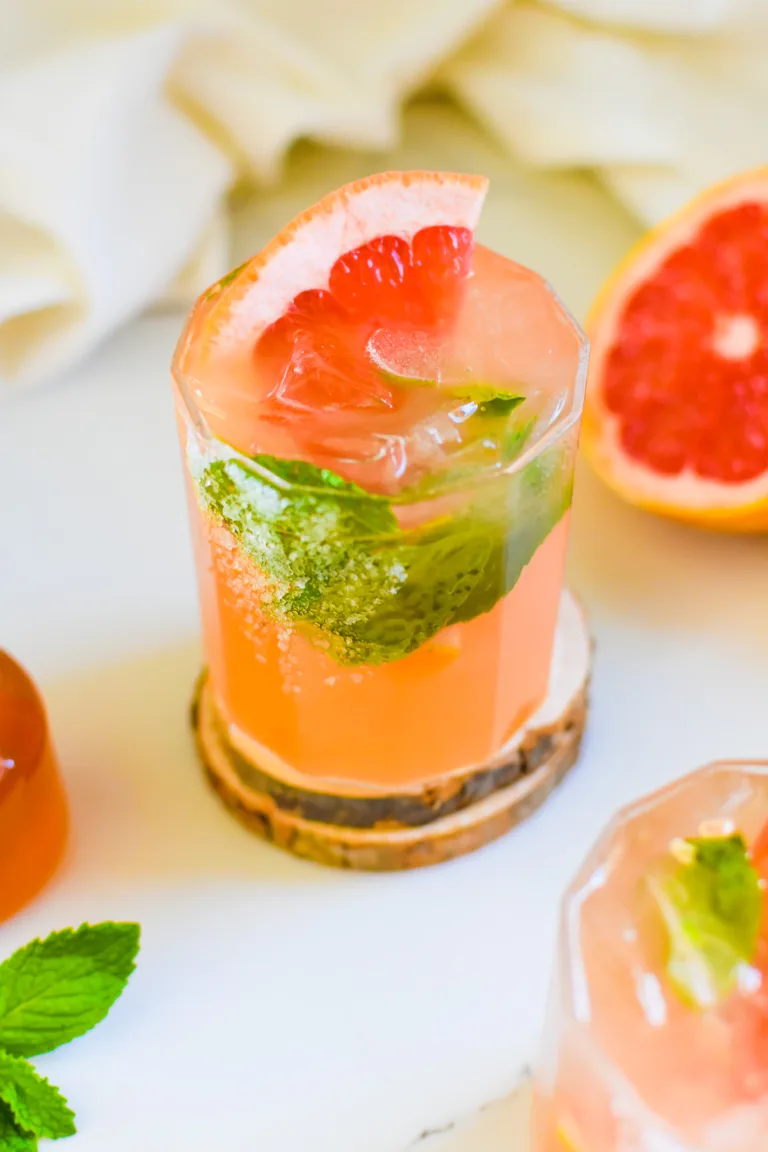 Healthy Grapefruit Mocktail (Shrub)