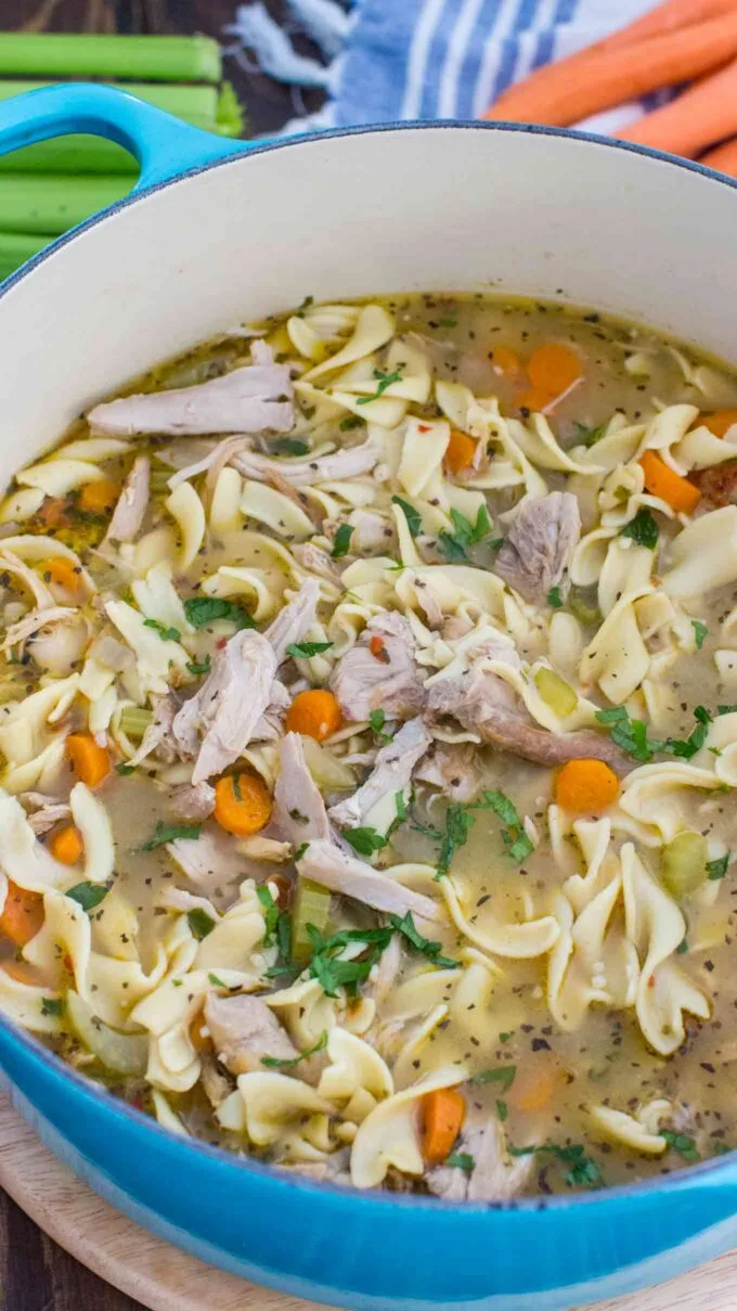 Homemade Chicken Noodle Soup [VIDEO]
