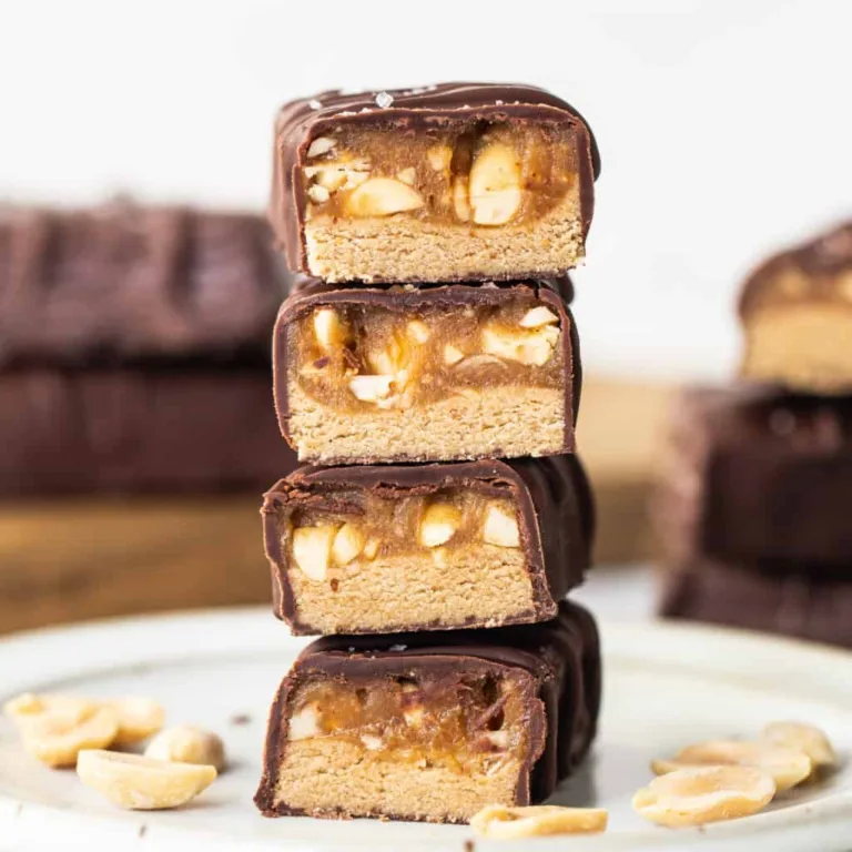 Homemade Snickers Protein Bars