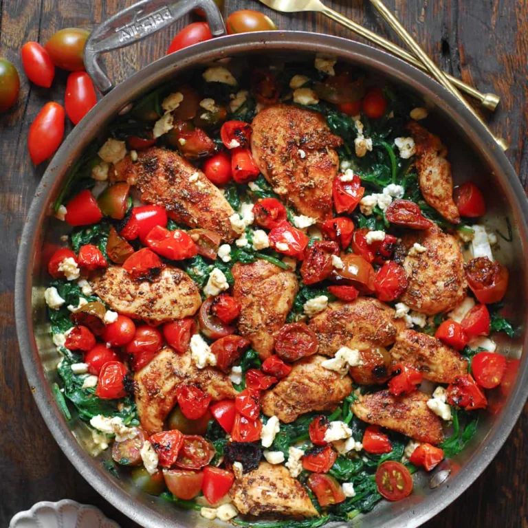 Mediterranean Chicken Stir Fry with Vegetables (30-Minutes, One-Pan)