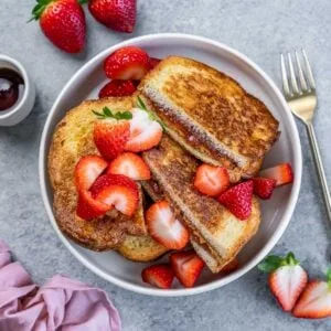 Peanut Butter Jelly Stuffed French Toast