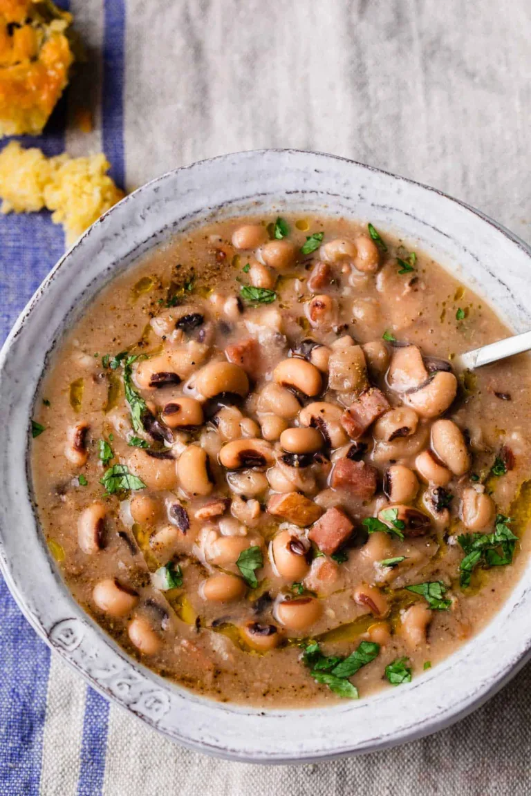 Instant Pot Black Eyed Peas with Ham (Perfect, Fast, No Soaking!)