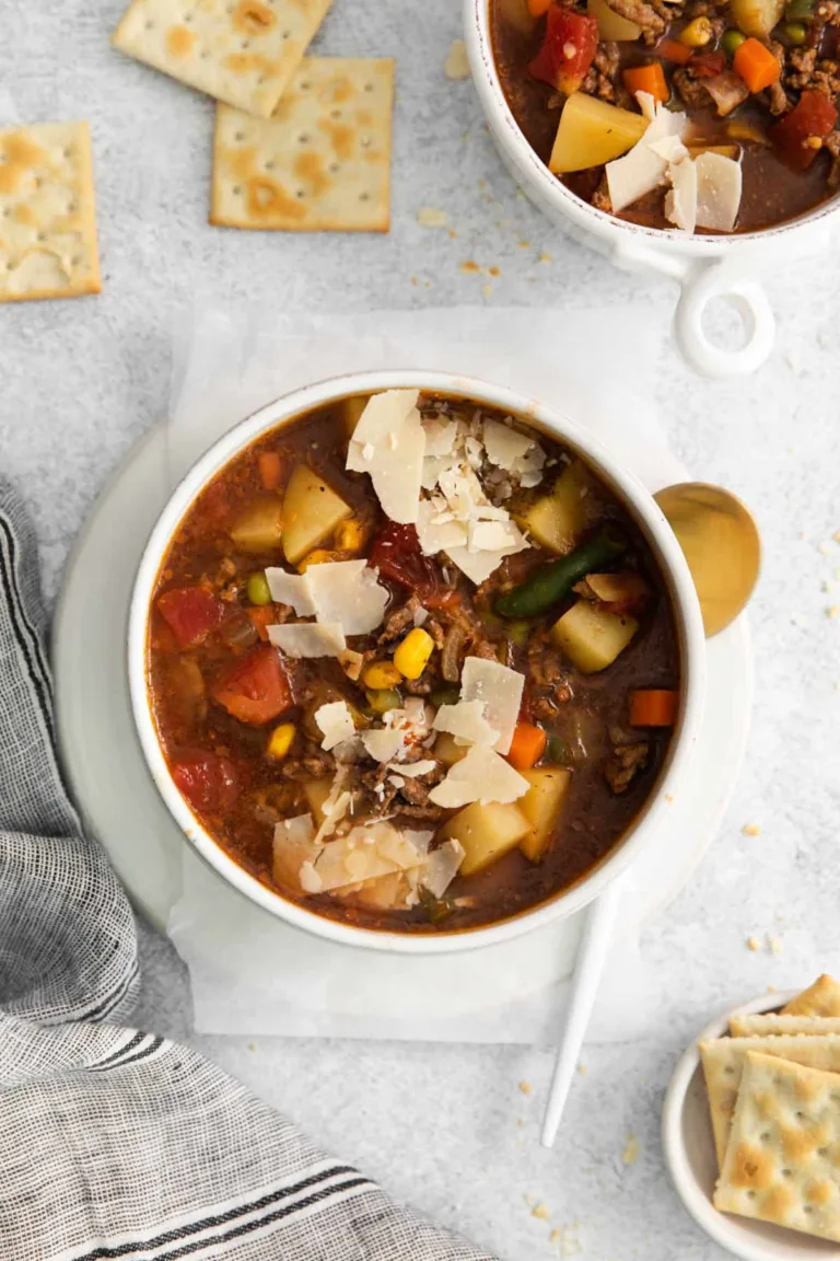 Old-Fashioned Vegetable Beef Soup
