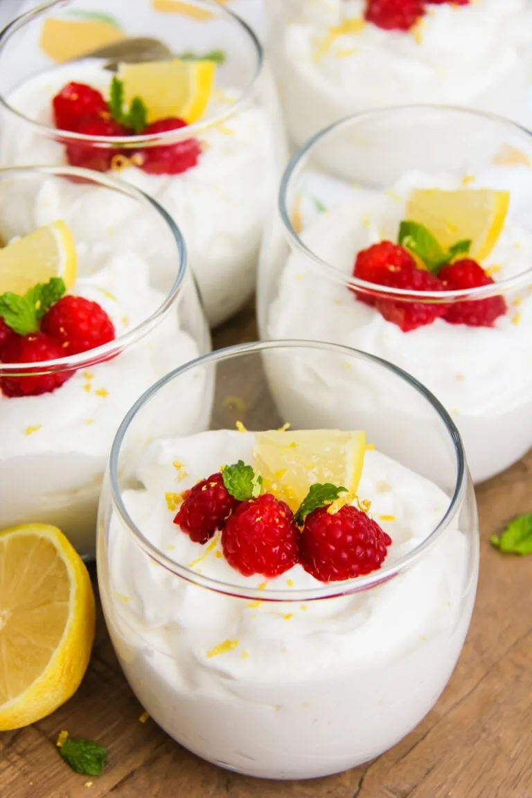 Easy Creamy Lemon Mousse Recipe
