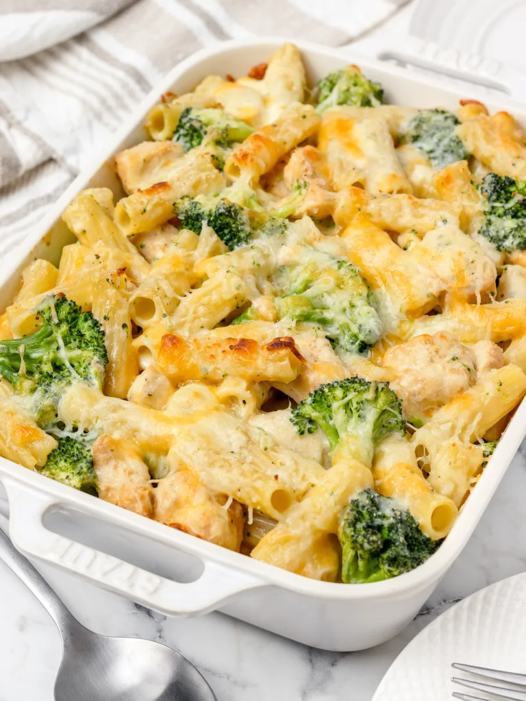 Baked Chicken and Broccoli Pasta
