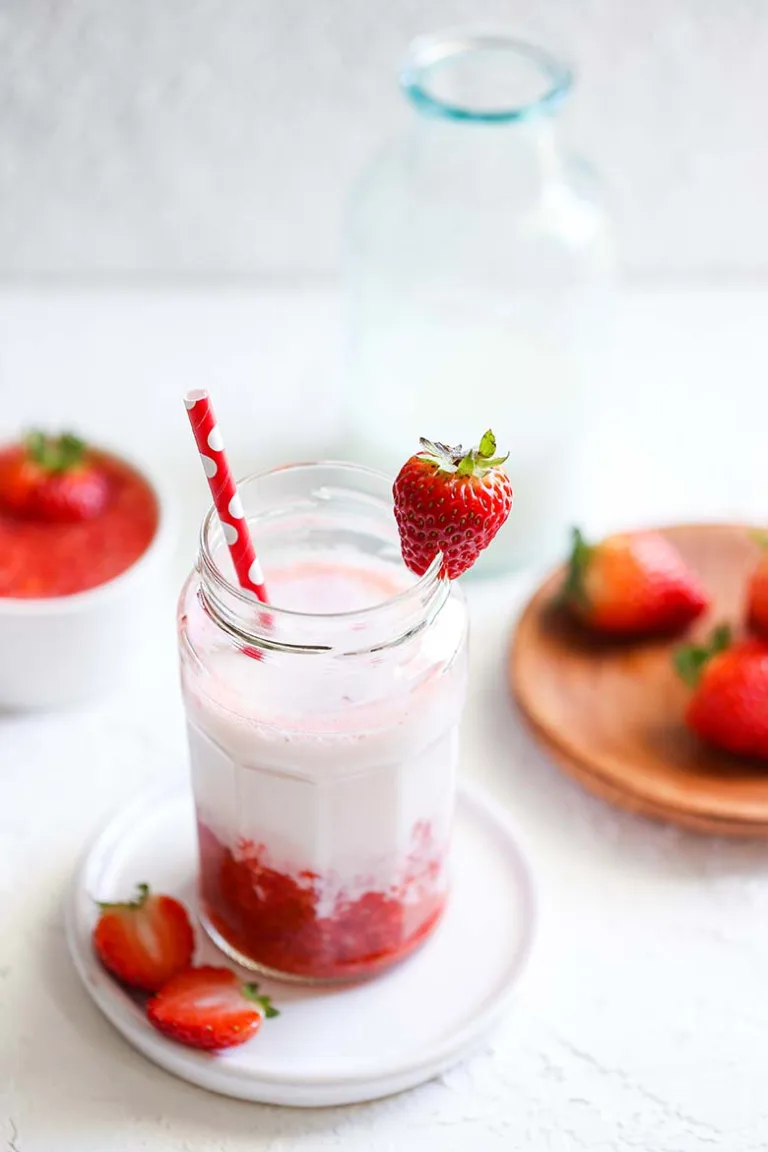 Korean Strawberry Milk Recipe