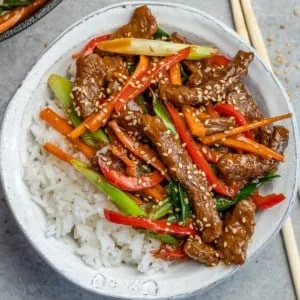 Mongolian Beef Stir Fry