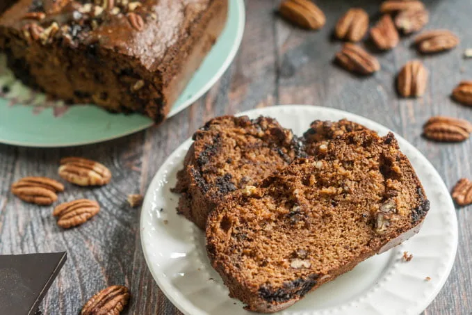 Keto Chocolate Chip Bread with Pecans