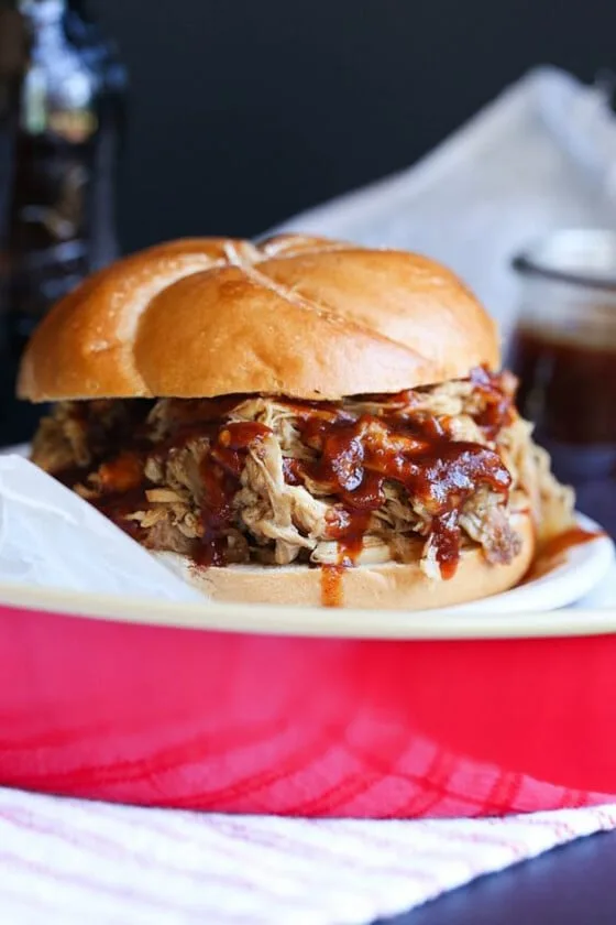 Root Beer Pulled Pork with Root Beer BBQ Sauce