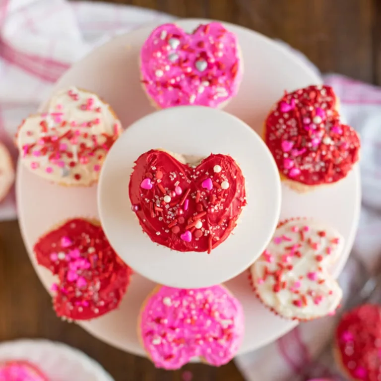 Valentine’s Day Heart Cupcakes