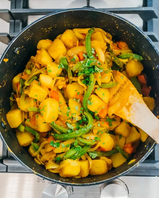 Mediterranean Potato Curry
