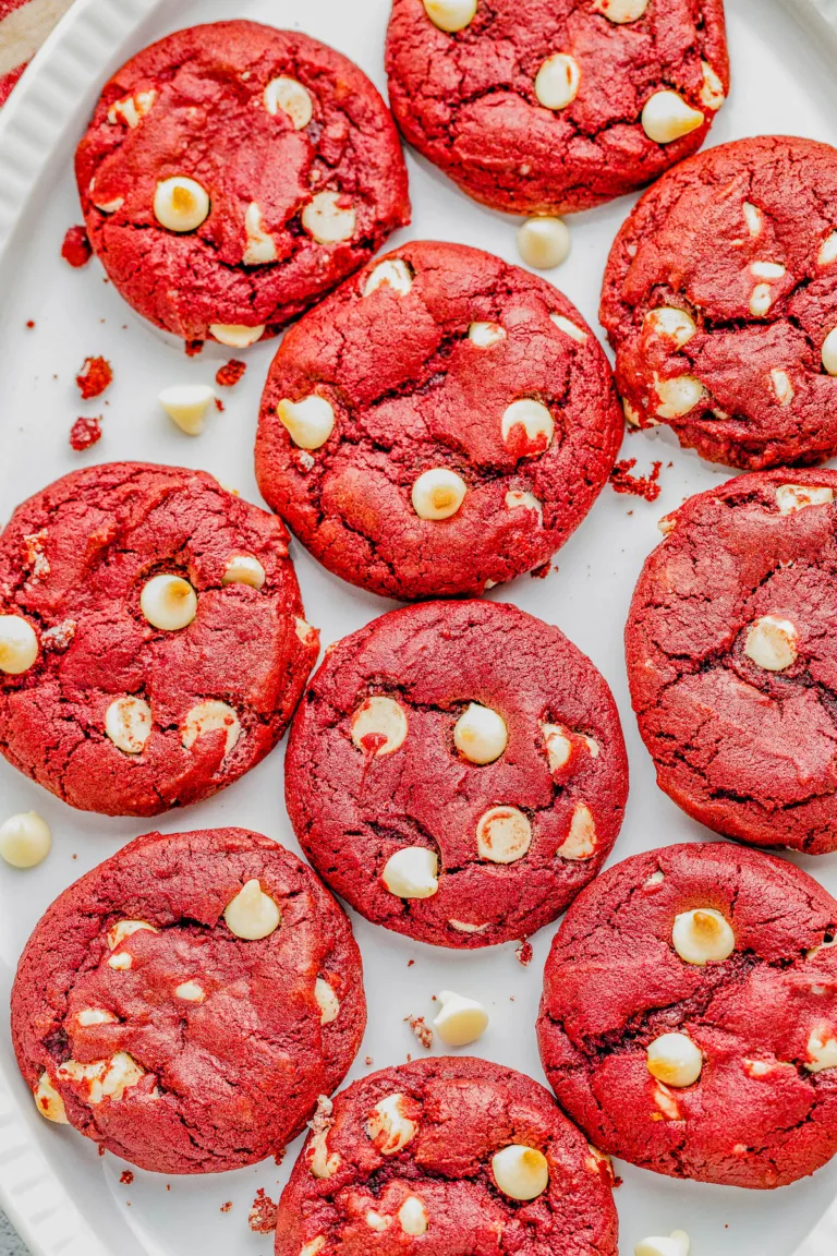 Soft and Chewy Red Velvet Cookies