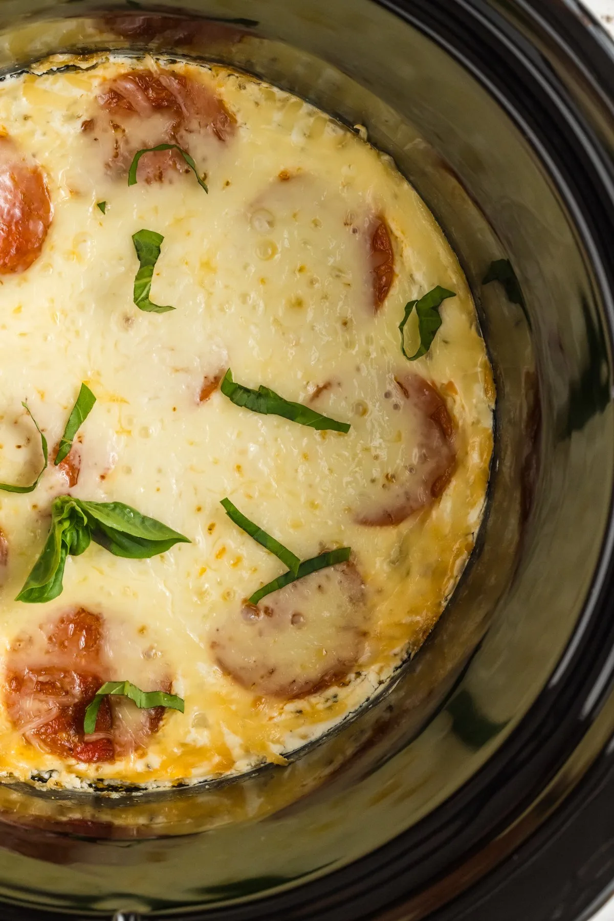 Slow Cooker White Pizza Dip